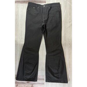 Outlier NYC Bombtwill flared pants size 34 color black NEW Made in Portugal